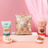 प्रीमियम उपहार पोटली 2, 500 ग्राम शुद्ध सामग्री